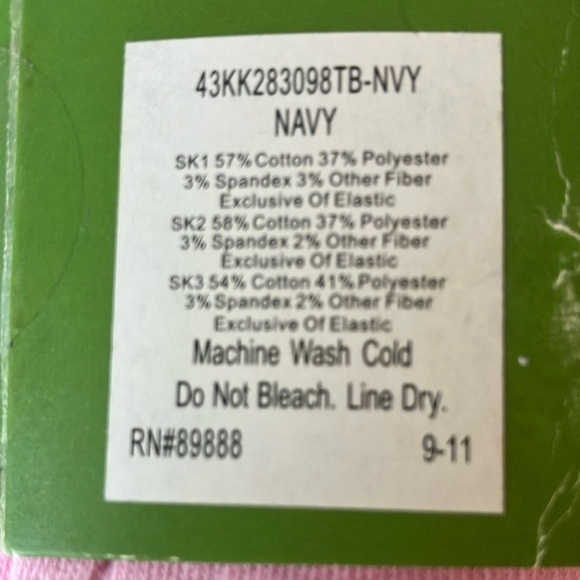 Kate Spade: Black & Pink Heart Patterned Socks - Picture 4 of 15